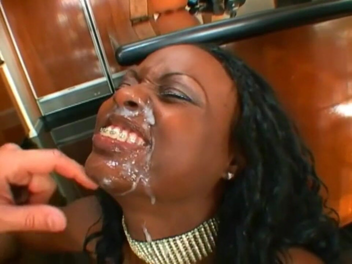 Black Sinner: A solid cock for the ass of a black beauty