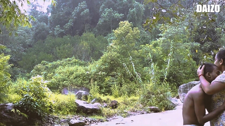 Daizo Premium: Indická přítelkyně romantický svůdný sex s přítelem Riverside