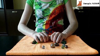 Saegin: 1[ASMR] Glass marbles and pebbles (no talking)