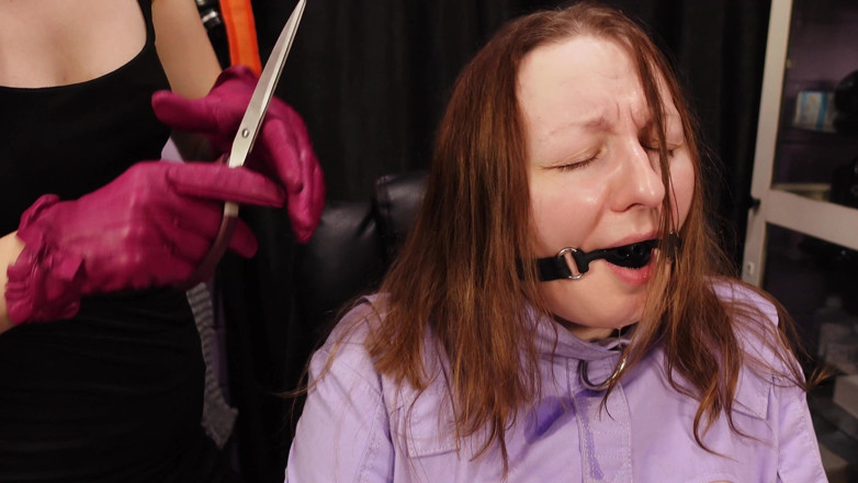 Arya Grander: BDSM Video: Haircut From Mistress (mistress Priest &amp; Arya Grander)