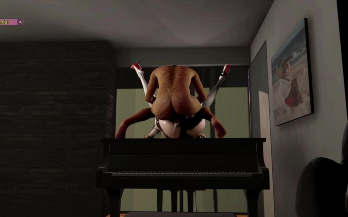 X Hentai: Девушка с большими сиськами из сферы 3D - 3D анимация