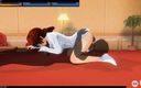 H3DC: 3D hentai liten styvsyster knullas i pose 69