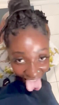Dikke Ronde Ebony Billen Swingen Op Een BBC