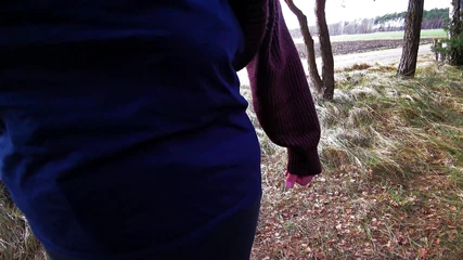Bouncy Tits Action: Get Naked in Winter for Tit Slapping