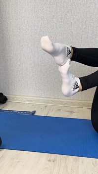 Feet Tease in Socks, Trainers & Barefoot