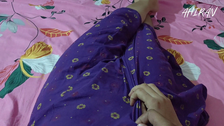 Aahan Ahiran: Young Indian Village Girl Pussy Touching with Boyfriend