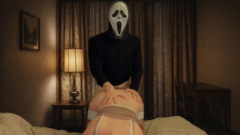 Marshmallow Sweet: Scream 7 - Ghostface mě bere drsně při hororovém šukání - Strašidelný, duchová tvář