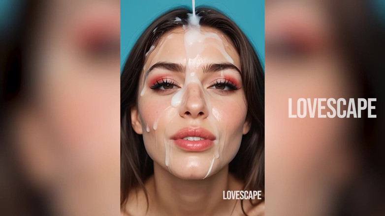 Lovescape: 激しいオーラルセッション:むせて、そして最後の粘着性顔のご褒美