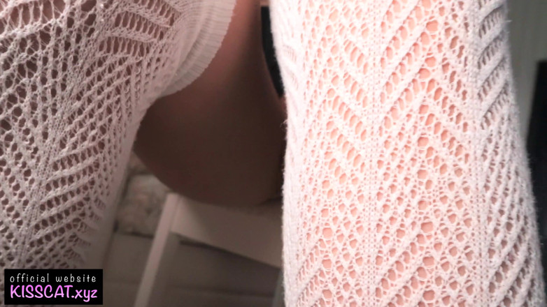 KissCat: Nerd college girl - that my big secret with my stepdaddy's...