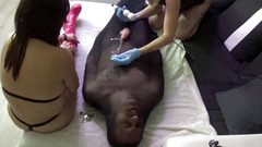 Melody Pleasure: Pyszny klip bonusowy z spermą grających panie i napalone wytryski