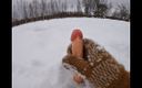 Hardinger: Frozen handjob in the Alps