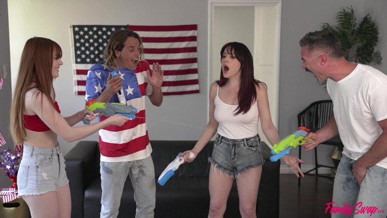 Family Swap: Czwarty lipca Shootout - S3e5
