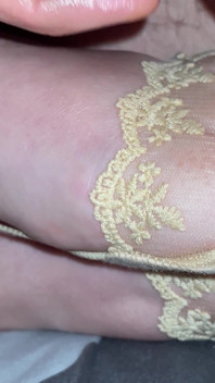 Amatör footjob fotfetisch sexiga tår