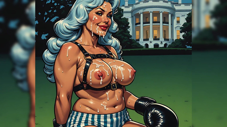 AI Porn: Fitness holky art pokryté mrdkou