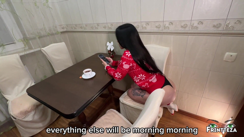 Frintteza: Vánoce Sám s macechou, část 5. POV creampie v nevlastní mámě. Podvádění...