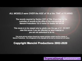 Transational Fantasies: Sassy rondborstige zwarte vintage transmeisje Vanessa 69