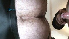 Dude_Spunk: Anonieme grote lul harige Tradie ejaculeert in harige spermadumpPaardEn na...