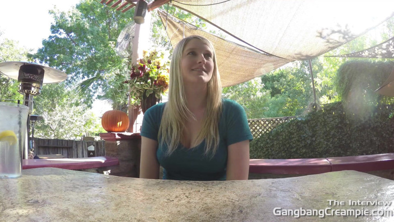 Aziani: Sommer interview vor ihrem blowbang