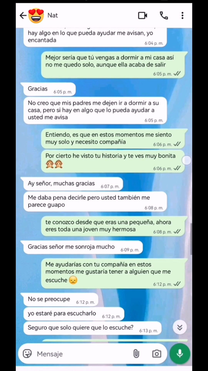 Natasha Caseros: 和我继女的朋友的热辣聊天