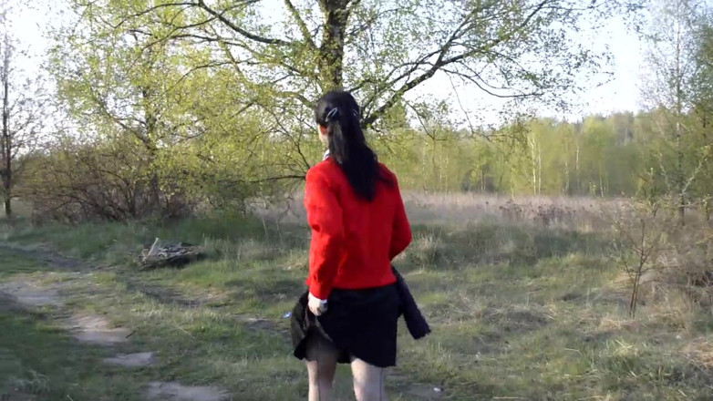 Wanilianna: Outdoor Stockings Climax