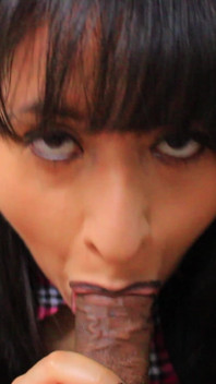 Goth girl Sucks Professor off