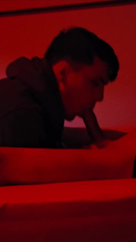 Schwule blowjob-Reflexionen - im spiegel erwischt