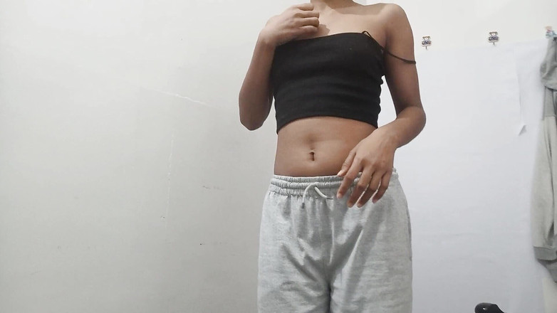 desigirl93: Small Tits on Slender Girl Fingering Pussy