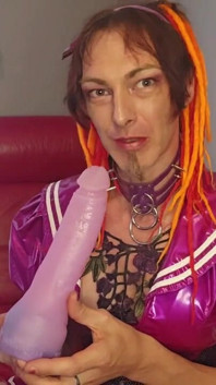 Jasmine Dlight Deepthroats Her Own Cock