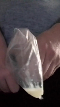 Cumshot in Zipper at Work