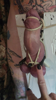 Unholy Crucifix Ballbusting