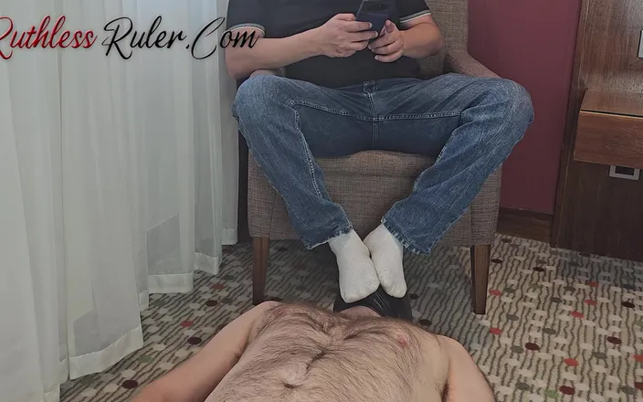 Ruthless ruler - maledom: Morning Feet and Spit Licker Male Slut