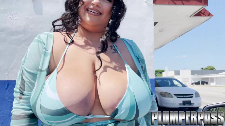 Plumper pass: Bbw latina vú to gặp bwc tại laundromat để đụ