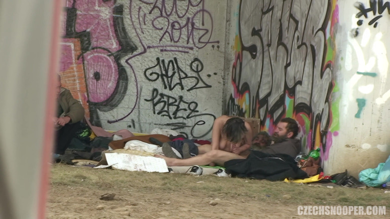 Czech Snooper: Czech Snooper 10 Outdoor Couple Sex on Camera - Zero Shame!