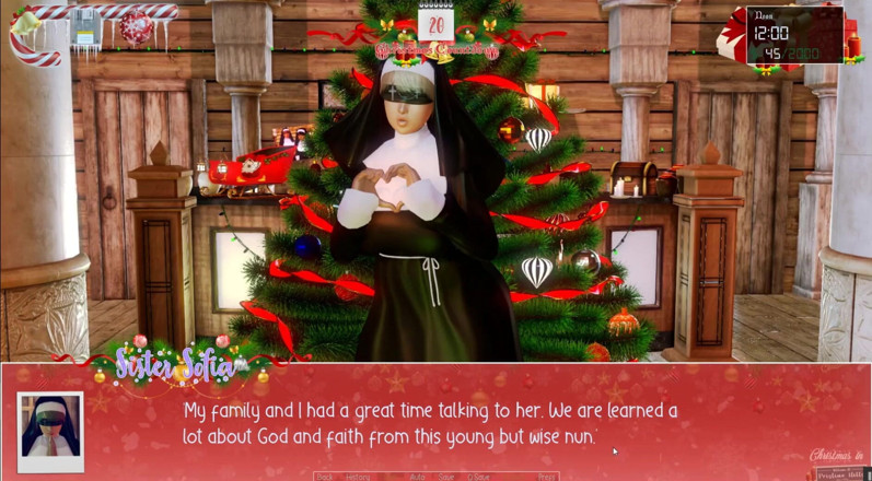 Cumming Gaming: Natale illimitato [gioco porno hentai di natale] Ep.5 la suora nera...