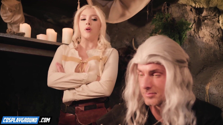 Cosplayground: Geralt Fucks Chloe Amour in the Ass and Cums in...