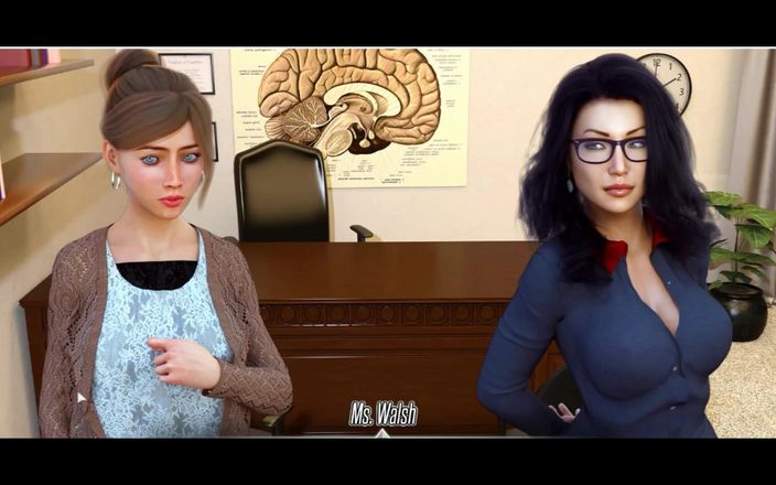 Miss Kitty 2K: Двойное домашнее задание ep10-11 - часть 58 - я не знал, что она такая смелая