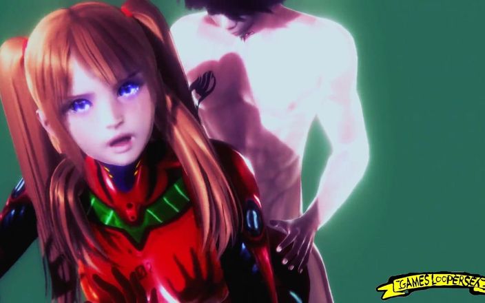 GameslooperSex: Asuka Eva-02, hentai en 3D