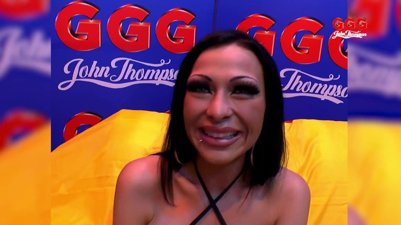 Gang Bang Germany: Hot Brunette in Ass to Mouth and Swallow Gangbang Ggg...
