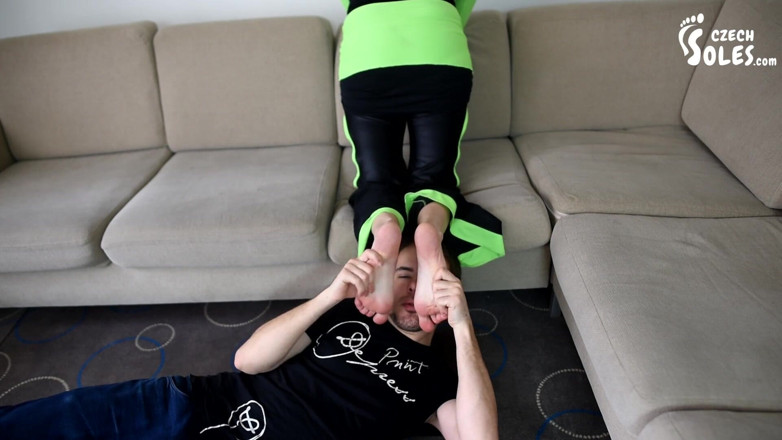 Czech Soles - foot fetish content: Dancing student gets her sexy feet worshiped