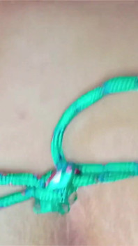 Bondage, Spanking, and Penetration with a Dildo While She Is Being Fucked Doggy-style.