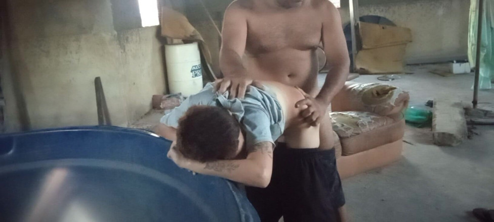 LeoOgro: Fucking the Ass of the Shoe on the Terrace 100% Anal