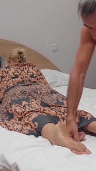 Amateur Mature Wife Enjoys Half Naked Sex