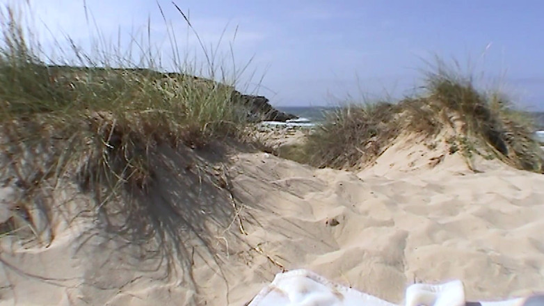 Beachbitches: Blonde nympho fucks on beach