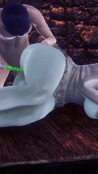 Alcina Dimitrescu bere anální korálky dildo do zadku | Rezidentní porno parodie na Evil Village