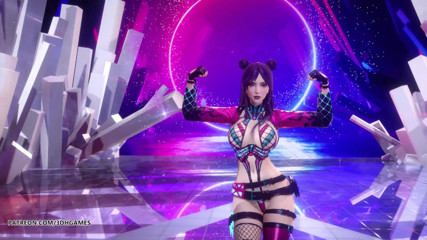 3D-Hentai Games: [MMD] (G)I-DLE - Wilder heißer striptease-tanz Ahri Akali Evelynn Kaisa Liga der...