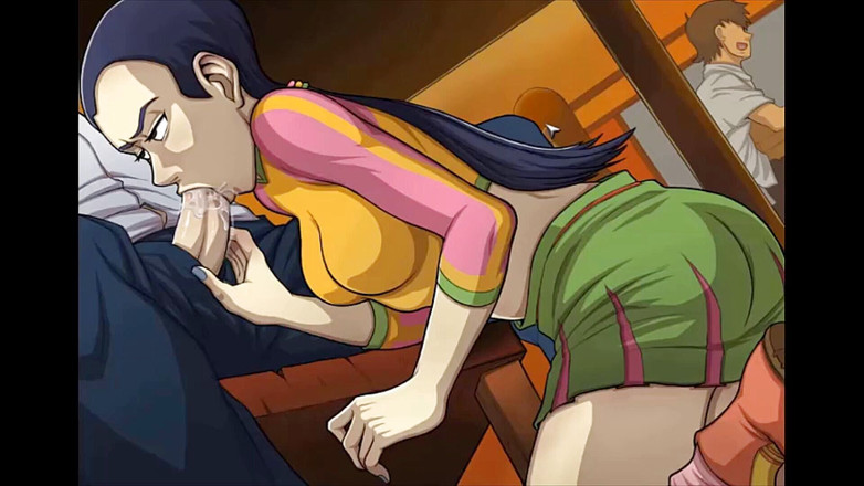 Cartoon Play: Witch hunter parte 36 - ragazza asiatica succhia sotto il tavolo nel...