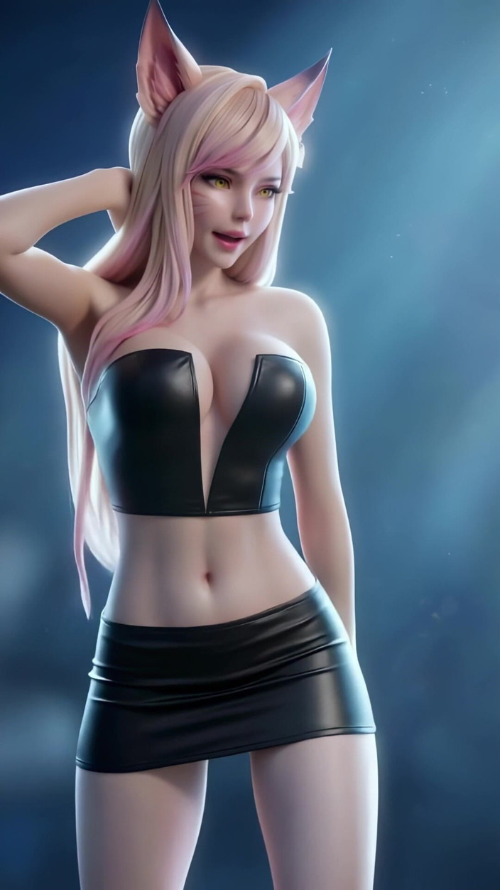 3D-Hentai Games: Ahriho sexy tanec (Black Eyed Peas - Boom Boom Pow)
