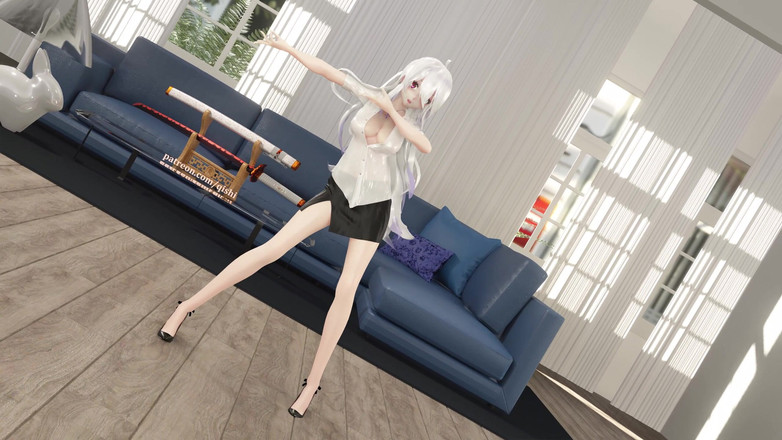 MikuMotion: [mmd] Bộ đồng phục phụ nữ văn phòng genie