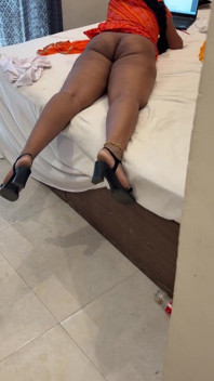 Your Indian Bhabhi with Big Brown Ass Waiting for You