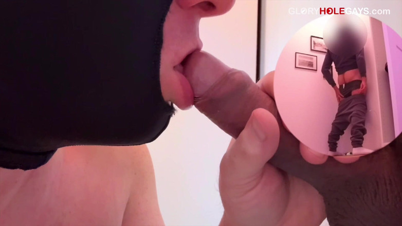 GLORYHOLEGAYS: Hetero-schwanz am gloryhole - zunge bis er kommt